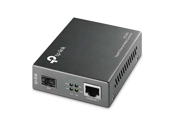 Gigabit Ethernet medijski pretvornik s referenciou MC220L od značky TP-LINK