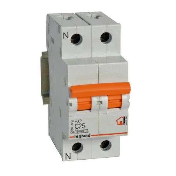 Magnetotermický RX³ - 1P+N - 230V~ - 25A - krivka C s referenciou 419928 od značky LEGRAND