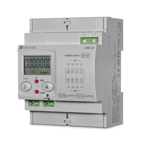 Trojfázový priamy elektromer s komunikáciami CEM-C21-485-T1 s referenciou Q22421. od značky CIRCUTOR