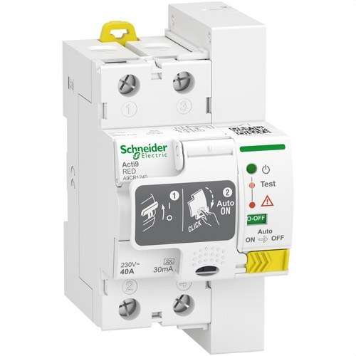 Automatický reštartovateľný prúdový chránič Acti9 RED 2P 40A 30 mA Typ A s referenciou A9CR1240 od značky SCHNEIDER ELECTRIC