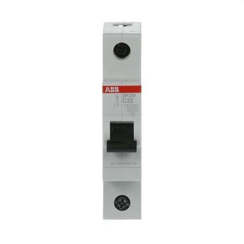 Magnetotermický spínač SH201-C32 1P 32A Krivka C 6kA s referenciou 2CDS211001R0324 od značky ABB