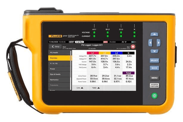 Analizátor kvality elektrickej energie Fluke 1777 s referenciou 5126630 od značky FLUKE