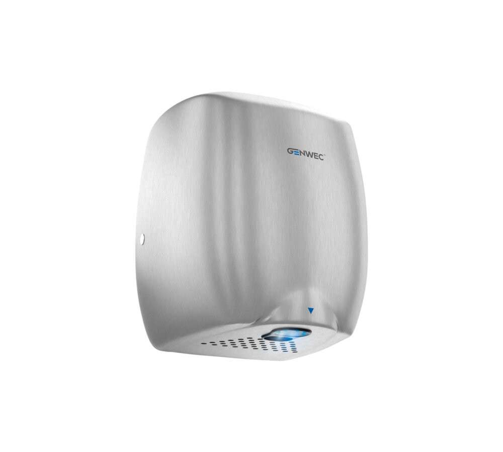 Elektronický sušič rúk so senzorom E-flow, saténový hliník, 220-240V s referenciou GW01 12 02 01 od značky GENWEC