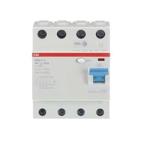 Diferenciál 4P 25A Trieda A 30mA s referenciou 2CSF204101R1250 od značky ABB