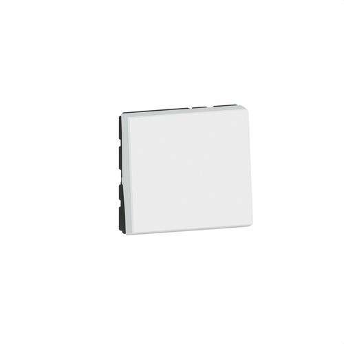 Stikalo Legrand Mosaic EasyLed 2 modula 1 pot 10AX 250V belo s referenciou 077010L od značky LEGRAND