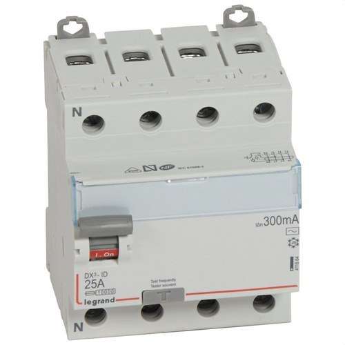 Diferencial DX3 4P 25A 300mA Razred AC s referenciou 411664 od značky LEGRAND