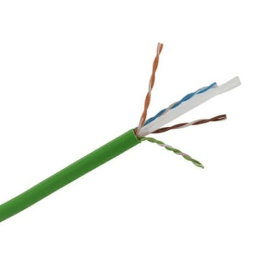 Ethernet sieťový kábel CAT6 U/UTP 450/24 4P LSZH CPR-Dca zelený - Krabica 305 metrov s referenciou 980871 od značky CORNING