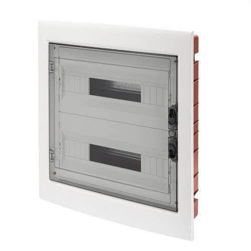 Vstavaná rozvodná skriňa s dymovými dverami 36 modulov (18x2) s referenciou GW40609 od značky GEWISS