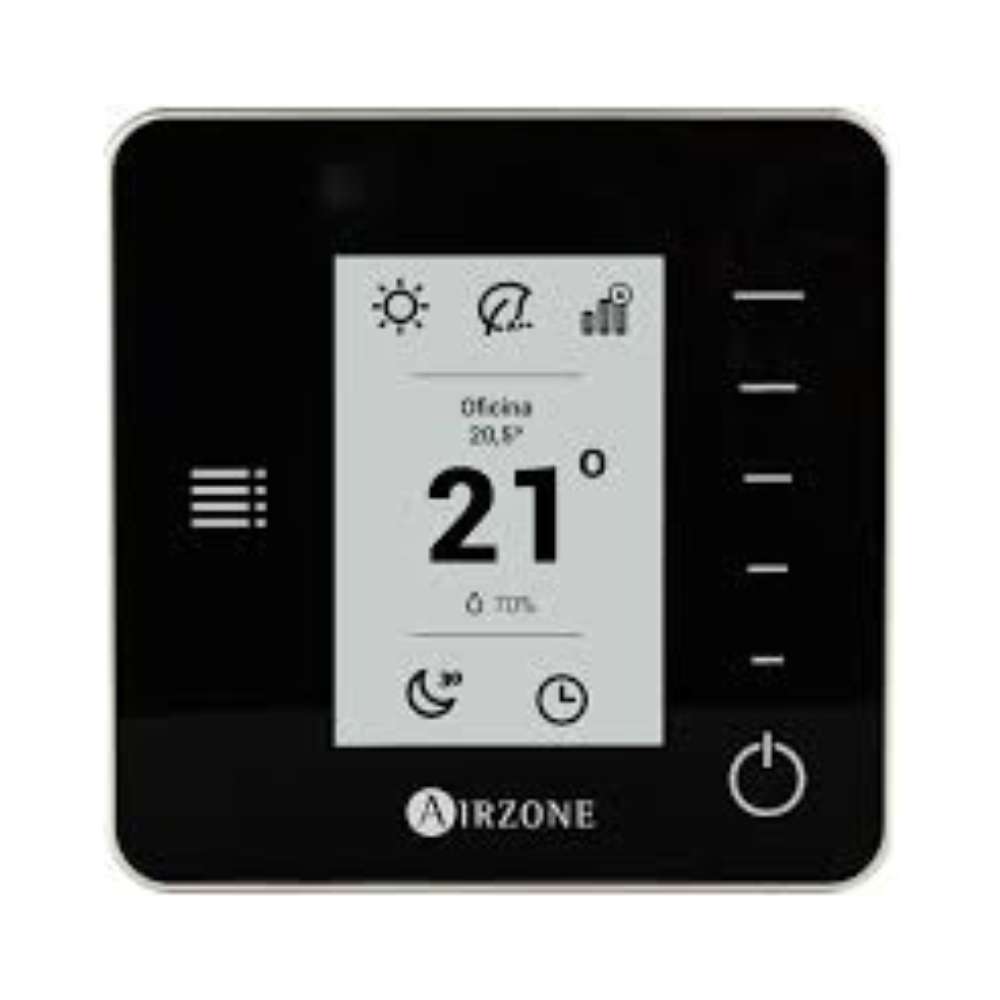 Termostat rádio monochromatický AirZone Think čierny s referenciou AZDI6THINKRB od značky AIRZONE