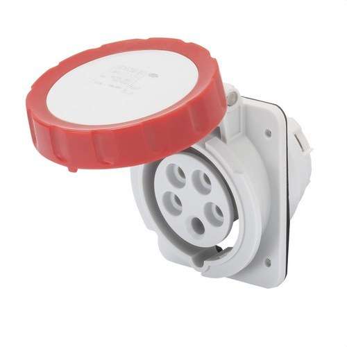 Pevná zapustená základňa 10º IP67 3P+N+T 32A 400V 6H s referenciou GW62243H od značky GEWISS