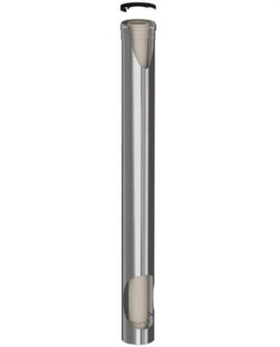 Komínová rúra koaxiálna samec-samica priemer 125/200mm z 500mm polypropylén/nerez s referenciou 125200-500MH45 od značky FIG