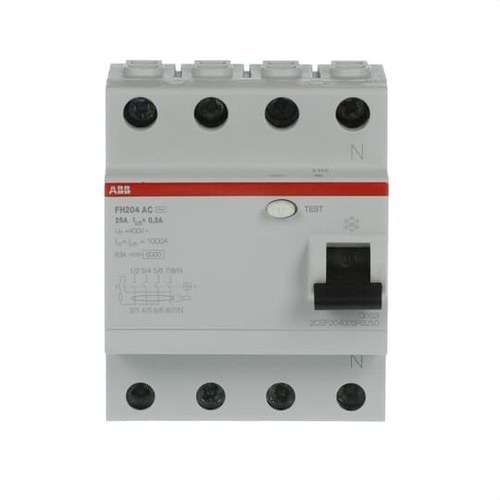 Diferenciál 4P 25A Trieda AC 300mA s referenciou 2CSF204003R3250 od značky ABB