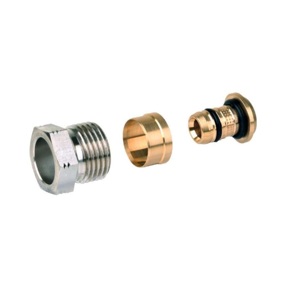 Konektory pre viacvrstvové potrubie/PE-X priemer 16x2mm s referenciou FIG1/2M16X2 od značky RESIDEO