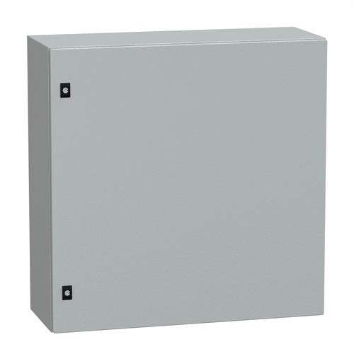 Jeklena stenska omarica z neprozornimi vrati brez montažne plošče 800x800x300 PanelSeT CRN s referenciou NSYCRN88300 od značky SCHNEIDER ELECTRIC