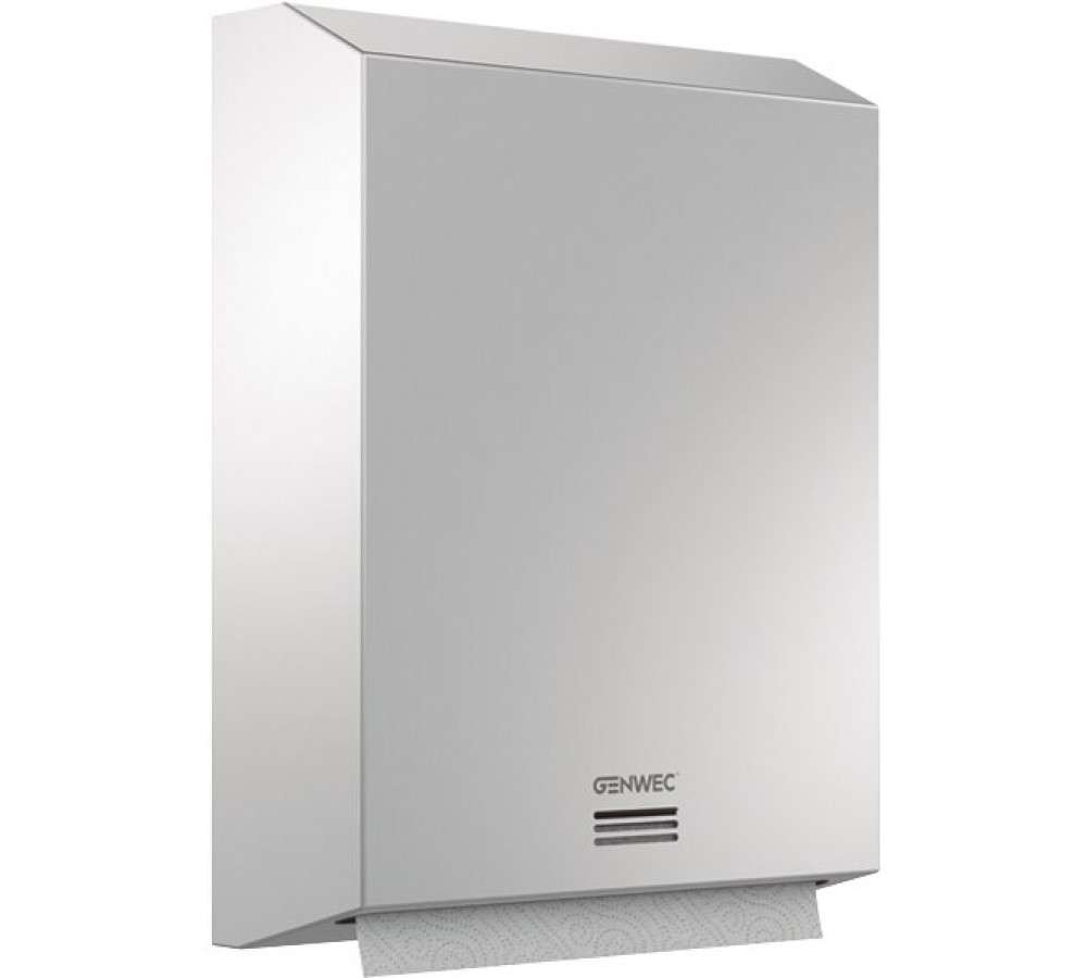 Veľký dávkovač papierových uterákov inox 304 saténový s referenciou GW03 05 04 01 od značky GENWEC