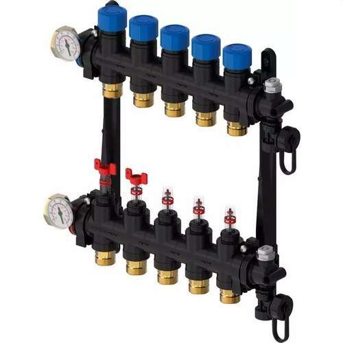 UPONOR VARIO M ZBERAČ S PRÍTOKOMEROM FM 4XG3/4"EURO s referenciou 1085946 od značky UPONOR