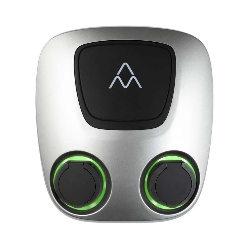 Dvojni polnilnik za električni avto z WiFi 2 x 22 kW Charge Amps Aura Twin Socket s referenciou 130909 od značky CHARGE AMPS