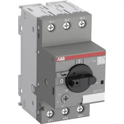 Ochranný spínač motoru ABB MS116 690 V ac 1 A s referenciou 1SAM250000R1005 od značky ABB