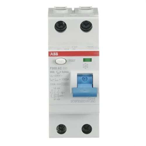 Diferenciál 2P 25A Trieda AC 30mA s referenciou 2CSF202001R1250 od značky ABB