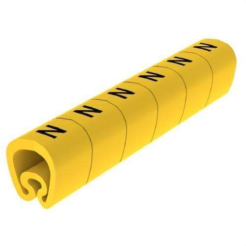 Predrezané žlté značkovače Ø18 PVC plastifikované s referenciou 1813-N od značky UNEX