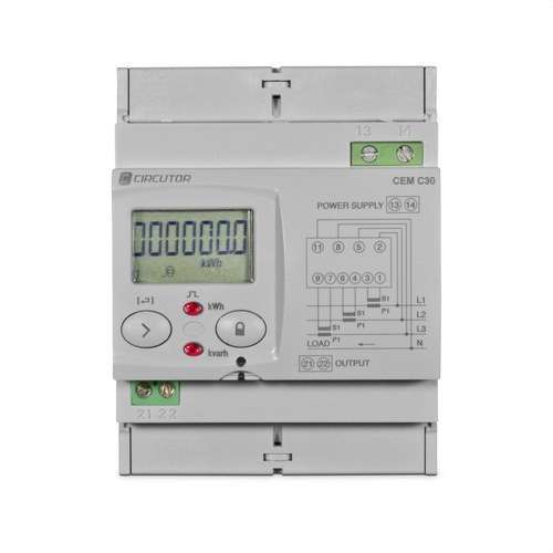 Trojfázový nepriamy elektromer CEM-C31-T1 s referenciou Q23511. od značky CIRCUTOR