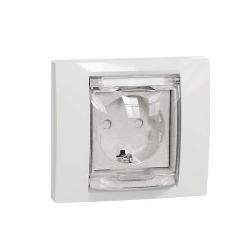 Zásuvka schuko IP44 New Unica Polar s referenciou NU003718 od značky SCHNEIDER ELECTRIC