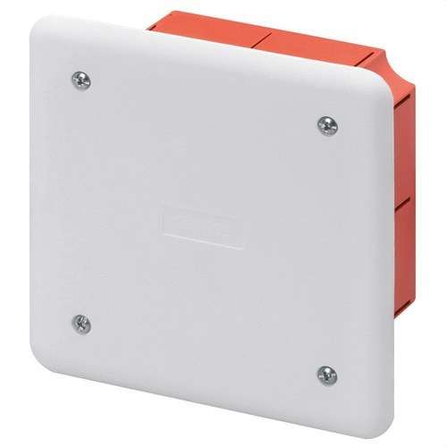 Zásuvková a spojovacia krabica na zapustenie 92x92x45mm s referenciou GW48001 od značky GEWISS