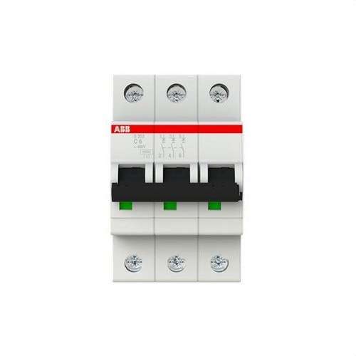 Magnetotermický istič S203-C6 3P 6A Krivka C 10kA s referenciou 2CDS253001R0064 od značky ABB