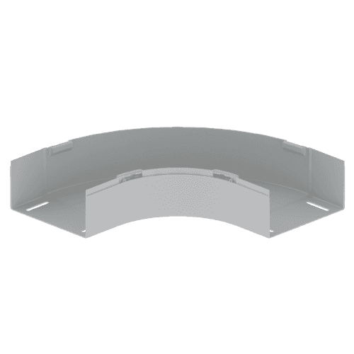 Plochý ohyb 90º sivý RAL7035 100x200 mm U23X s referenciou 66230 od značky UNEX