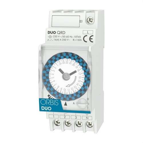 Analógový časový spínač 2 MOD.DUO QRD 230V s referenciou OB292032 od značky ORBIS