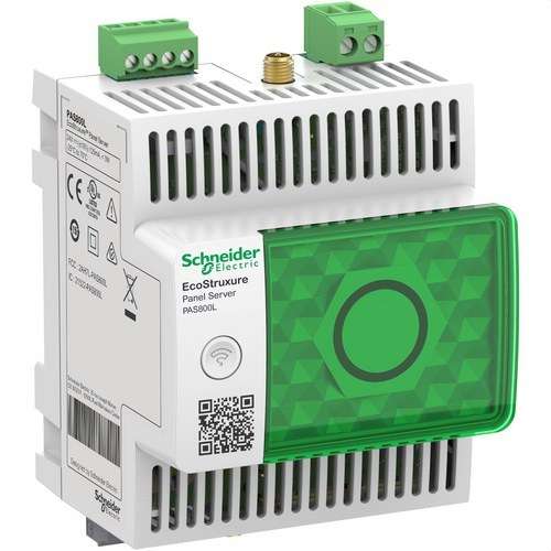 EcoStruxure Panel Server Advanced zapisovalnik podatkov, brezžični koncentrator in Modbus prehod na 24V DC s referenciou PAS800L od značky SCHNEIDER ELECTRIC