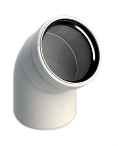 Koleno komína priemer 80mm 45º samec-samica polypropylén s referenciou 8-45MH5 od značky FIG