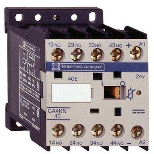 Pomocný minikontaktor 3 NO+1 NC 24V DC B/-C s referenciou CA4KN31BW3 od značky SCHNEIDER ELECTRIC
