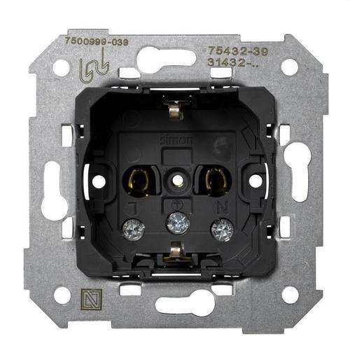 Zásuvka schuko 16 A 250V Simon 75 s referenciou 75432-39 od značky SIMON