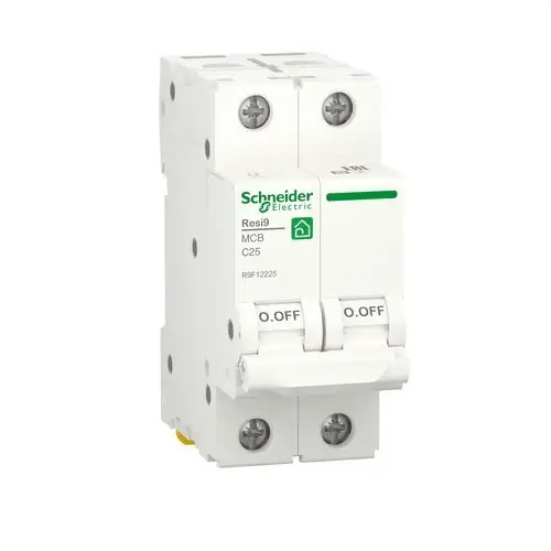 Istič Resi9 2P 25 A 6000 A 230 V s referenciou R9F12225 od značky SCHNEIDER ELECTRIC
