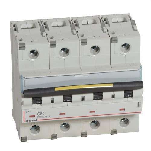 Magnetotermický DX3 4 Póly 80A s referenciou 409362 od značky LEGRAND