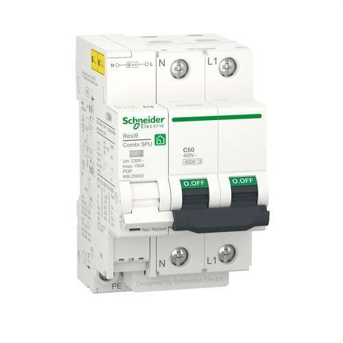 Automatický istič RESI9 Combi SPU 1PN C 50A s referenciou R9L20650 od značky SCHNEIDER ELECTRIC