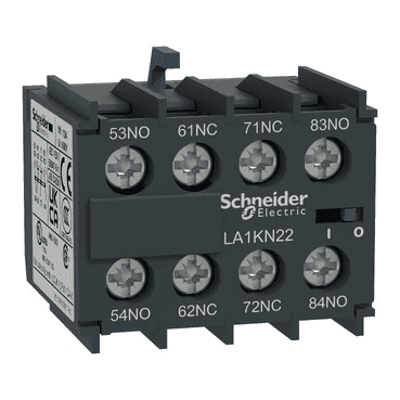 Pomocný kontaktný blok TeSys Kiliar TeSys K 2 NO + 2 NC s referenciou LA1KN22 od značky SCHNEIDER ELECTRIC