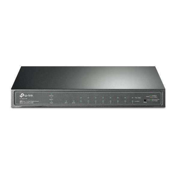 Inteligentný gigabitový prepínač JetStream s 10 portami a PoE+ na 8 portoch s referenciou TL-SG2210P od značky TP-LINK