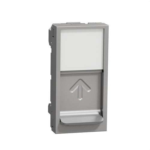 1-modulová doska RJ45 Keystone hliník New Unica s referenciou NU946030 od značky SCHNEIDER ELECTRIC