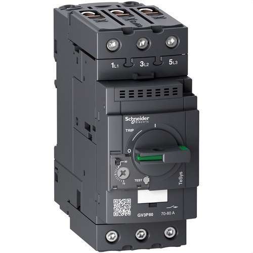 Istič motora TeSys GV3 3P 70-80A EverLink s referenciou GV3P80 od značky SCHNEIDER ELECTRIC