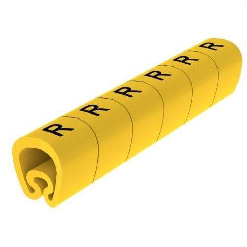 Predrezané žlté značkovače Ø18 PVC plastifikované s referenciou 1813-R od značky UNEX