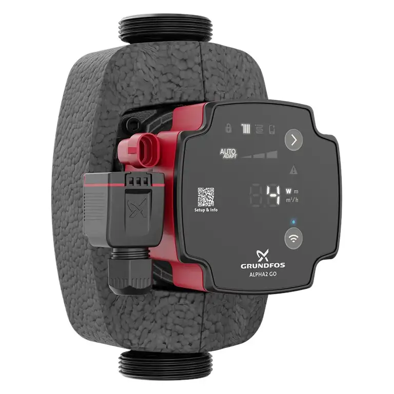 Obehové čerpadlo Grundfos ALPHA2 GO 25-90 180 s referenciou 93074208 od značky GRUNDFOS