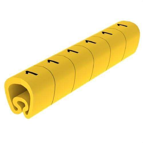 Predrezané žlté značkovače Ø18 PVC plastové s referenciou 1813-1 od značky UNEX