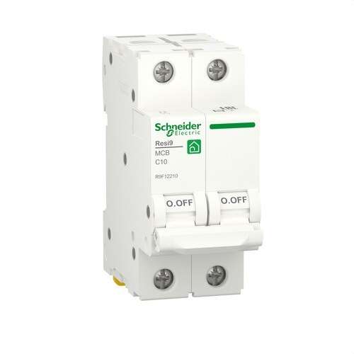 Magnetotermický istič RESI9 2P 10A Krivka C 230V Krivka C 6kA s referenciou R9F12210 od značky SCHNEIDER ELECTRIC