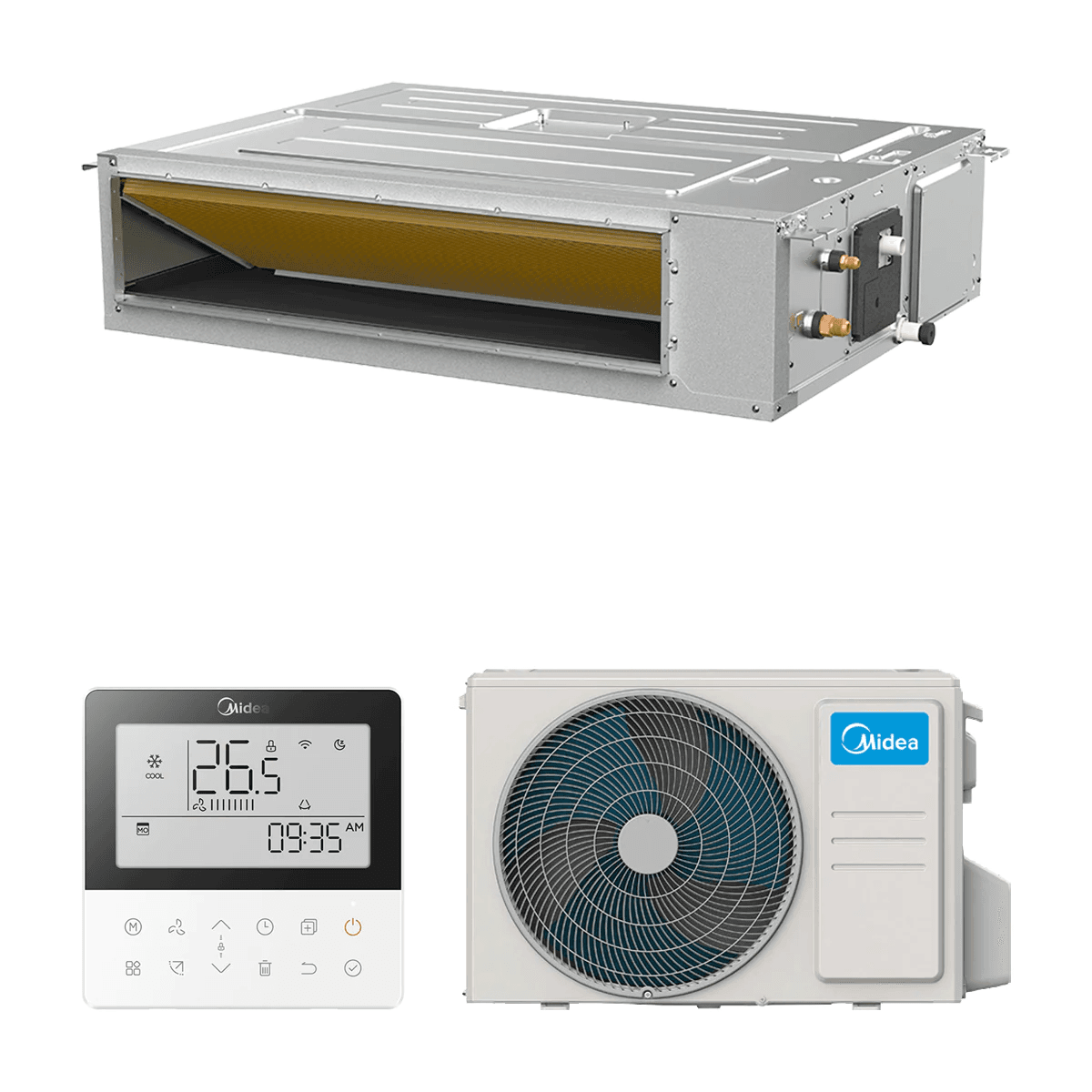 Kanalna klimatska naprava Midea A7 5,2 kW 18000 BTU s referenciou MTJU-52(18)N8Q-1 od značky MIDEA