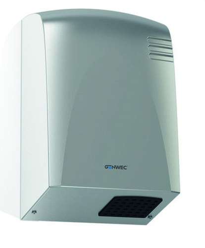 Elektronický senzorový sušič rúk Wecflow z nehrdzavejúcej ocele saténový s referenciou GW01 14 04 01 od značky GENWEC