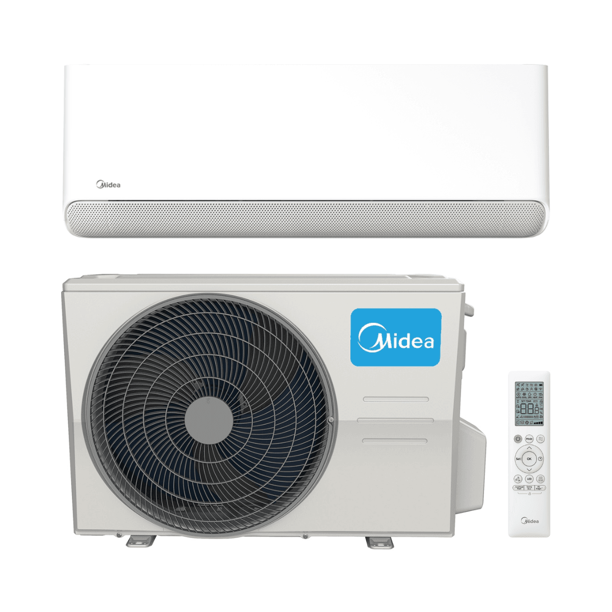 Klimatizácia s WiFi Midea i-Cube Breezeless E 3,5 kW 12000 BTU s referenciou E 35(12)N8 od značky MIDEA