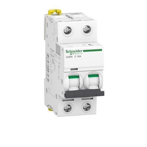 Magnetotermický IC60N 2P 16A Krivka C 10kA s referenciou A9F79216 od značky SCHNEIDER ELECTRIC