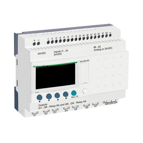 Programovateľné modulárne relé Zelio Logic 26 vstupov/výstupov s referenciou SR3B261BD od značky SCHNEIDER ELECTRIC